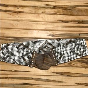 Beaded belt